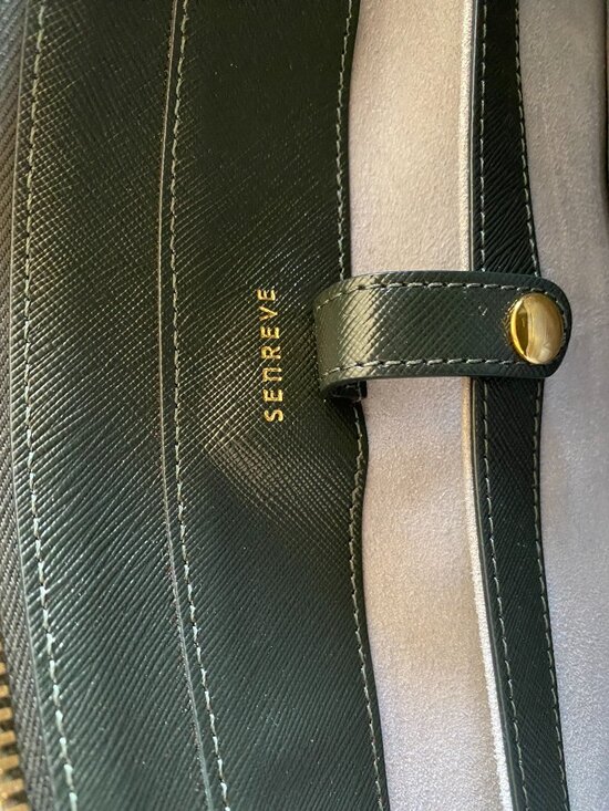 Senreve Maestra Bag in Pebbled Forest Italian Leather main image 4